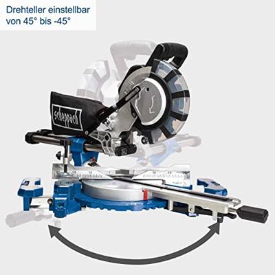 Scheppach HM216SPX | Afkort- en Verstekzaag | 216mm 5901221901