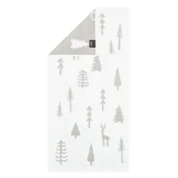 Cawö Cawö Winter Edition 6273 Gastendoekje 30x50 wit/platin - thumbnail