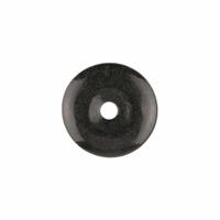 Ruben Robijn Donut 3 cm onyx (1 st) - thumbnail