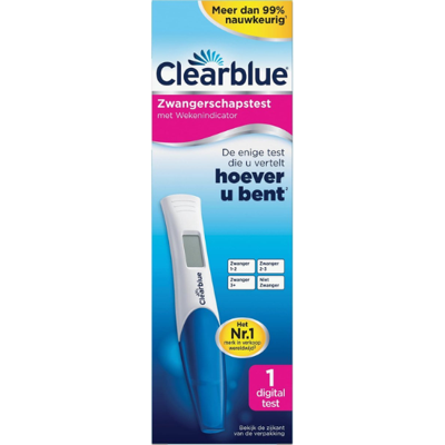 ClearBlue Zwangerschapstest Met Weken-indicator 1 digitale test