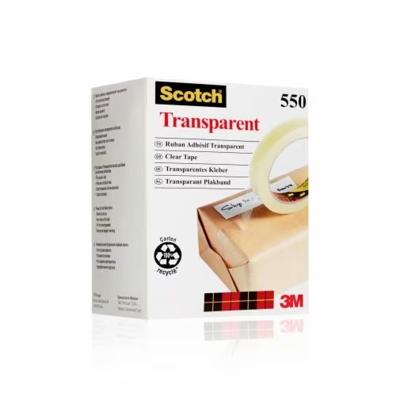 Plakband scotch 550 19mmx66m transparant | 8 stuks