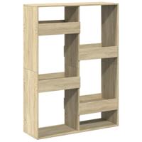 kamerscherm 100x33x155,5 cm bewerkt hout sonoma eikenkleurig - thumbnail