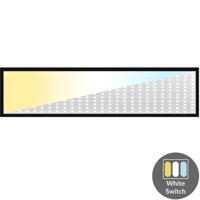 Enzo Led backlit paneel zwart 120x30cm 30w 4050lm tri-white - 5016260 - thumbnail