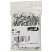 Pressol Conische smeernippel H1-recht, M 6 x 1-VZ 25 stuk(s) - thumbnail