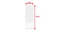 tesa Powerstrips CLICK Small 4x 2 stuks (l x b) 60 mm x 20 mm Inhoud: 4 paar - thumbnail