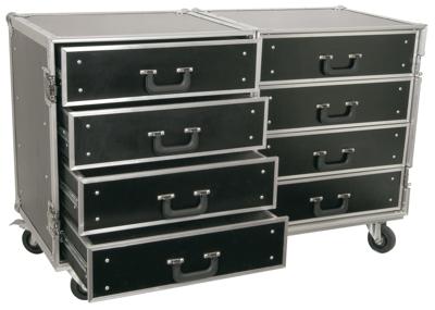 Power Dynamics PD-FA4 Roadie 8 laden flightcase