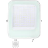 LED Bouwlamp 100W met Bewegingssensor - Schijnwerper 6500K IP65 Waterdicht - thumbnail