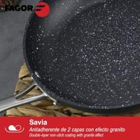Pan Fagor Savia Gehard aluminium Grijs Ø 24 cm - thumbnail