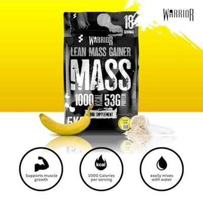 Warrior Mass Gainer Banana Creme (5000 g) Warrior Mass Gainer Banana Creme (5000 g)