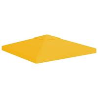 VidaXL Prieeldak 2-laags 310 g/m² 3x3 m geel - thumbnail