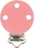 Siliconen speenklem Roze - thumbnail