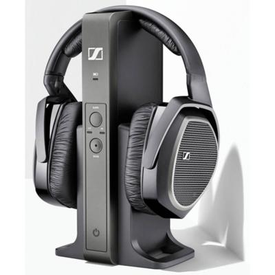 Sennheiser RS ​​​​175 digitale draadloze over-ear hoofdtelefoon - basversterking en surround sound voor thuis- en tv-entertainmentsystemen, zwart