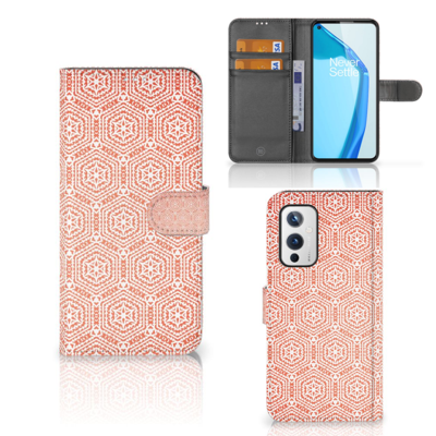 OnePlus 9 | Telefoon Hoesje | Pattern Orange OnePlus 9 | Telefoon Hoesje | Pattern Orange