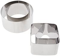 Platingmal Tescoma Grandchef Grijs Metaal Roestvrij staal (4 Stuks) - thumbnail