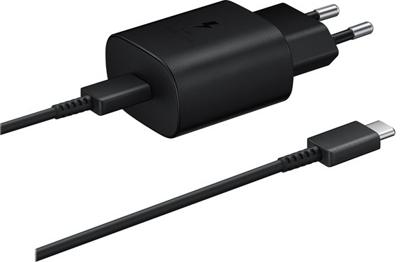 Samsung Oplader met Kabel 1m USB C 25W Zwart