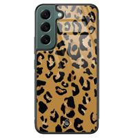 Samsung Galaxy S22 Plus glazen hardcase - Jungle wildcat - thumbnail