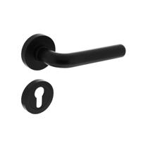 Deurkruk Agatha op rozet 52x10mm met dk Agatha op r - thumbnail