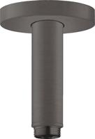 Hansgrohe plafondbevestiging S 100 mm, Brushed Black Chrome - thumbnail