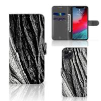 Book Style Case Apple iPhone 11 Pro Max Boomschors Grijs - thumbnail