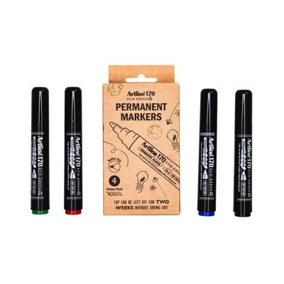 Permanent marker artline 170 eco rond m ass 4st