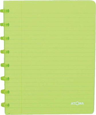 Atoma Trendy schrift, ft A5, 144 bladzijden, gelijnd, transparant groen