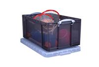 Really Useful Box opbergdoos 64 liter, transparant gerookt - thumbnail