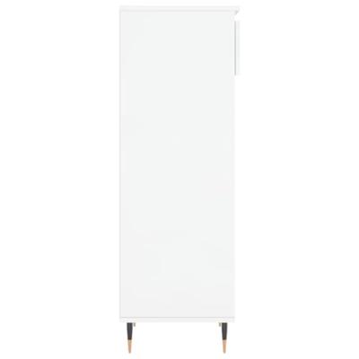 VidaXL Schoenenkast 40x36x105 cm bewerkt hout hoogglans wit