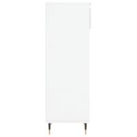 VidaXL Schoenenkast 40x36x105 cm bewerkt hout hoogglans wit - thumbnail