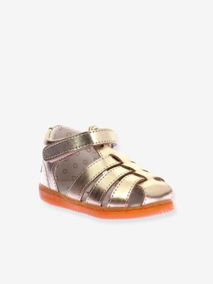 Baby sandalen van leer Bigflo KICKERS® goud