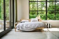 Auping Auping Pearl Grey Satin dekbedovertrek 140x200/220 Grey - thumbnail