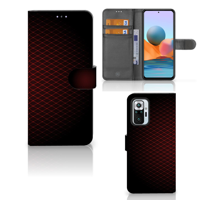 Xiaomi Redmi Note 10 Pro | Telefoon Hoesje | Geruit Rood - thumbnail