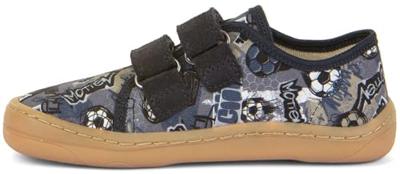 Sneakers voor jongens BAREFOOT CANVAS FRODDO antraciet