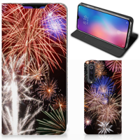 Xiaomi Mi 9 Hippe | Standcase | Vuurwerk - thumbnail
