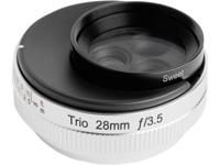 Lensbaby Trio 28mm f/3.5 Lens voor Sony E Mount - Zilver - thumbnail