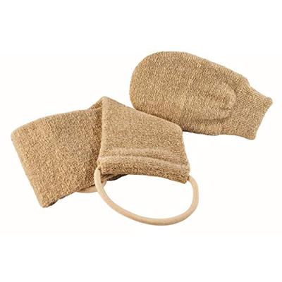 Naturae Donum Scrub handschoen hennep linnen 1 Stuks