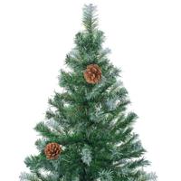 VidaXL Kunstkerstboom met 300 led groen 180 cm pvc en staal - thumbnail
