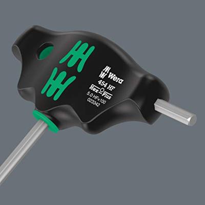 Wera 454 HF T-greep zeskant-schroevendraaier Hex-Plus met vasthoudfunctie, 5 x 100 mm - 05023342001 - thumbnail