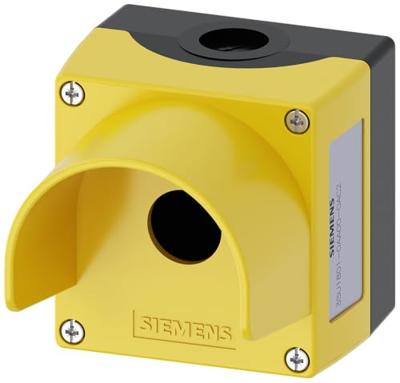 Siemens 3SU1801-0AA00-0AC2 Lege behuizing 1 inbouwplaats, Met beschermde kraag (l x b x h) 85 x 85 x 112.5 mm Geel 1 stuk(s) Siemens 3SU1801-0AA00-0AC2 Lege behuizing 1 inbouwplaats, Met beschermde kraag (l x b x h) 85 x 85 x 112.5 mm Geel 1 stuk(s)