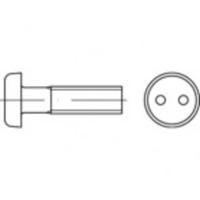 TOOLCRAFT TO-5379939 Veiligheidsschroeven M3 8 mm Tweegats 88111 RVS A2 100 stuk(s) - thumbnail