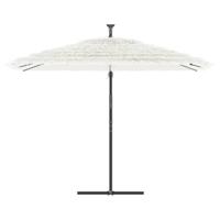 Parasol met stalen paal 290x290x238 cm wit - thumbnail