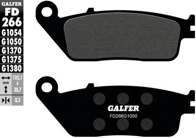 GALFER remblokken "fd266" brake pad fd266 g1050 organic scooter