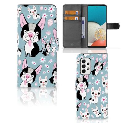 Samsung Galaxy A53 | Telefoonhoesje | Met pasjeshouder | Hondjes