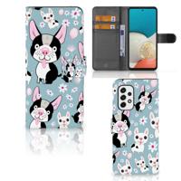 Samsung Galaxy A53 | Telefoonhoesje | Met pasjeshouder | Hondjes - thumbnail