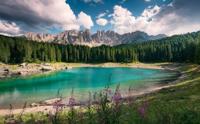 Komar Stefan Hefele; Komar Wanderlust Fotobehang Dolomitenjuwel - SHX9-021 - thumbnail