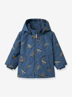 Jas met capuchon voor jongens NAME IT indigoblauw - thumbnail