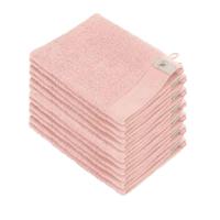 Walra Soft Cotton Washandjes 16 x 21 550gram Roze - 12 stuks - thumbnail