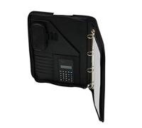 Juscha JU-30040 Conferentiemap Alassio Riccione Kunstleer Finetouch A4 Zwart - thumbnail