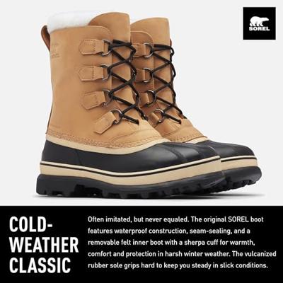 Sorel Caribou WP Snowboots Heren 47 Sorel Caribou WP Snowboots Heren 47