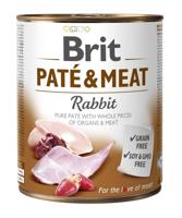 Nat hondenvoer BRIT PATÉ & MEAT Konijn 800 g - thumbnail
