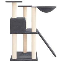 VidaXL Kattenmeubel met sisal krabpalen 83 cm donkergrijs - thumbnail